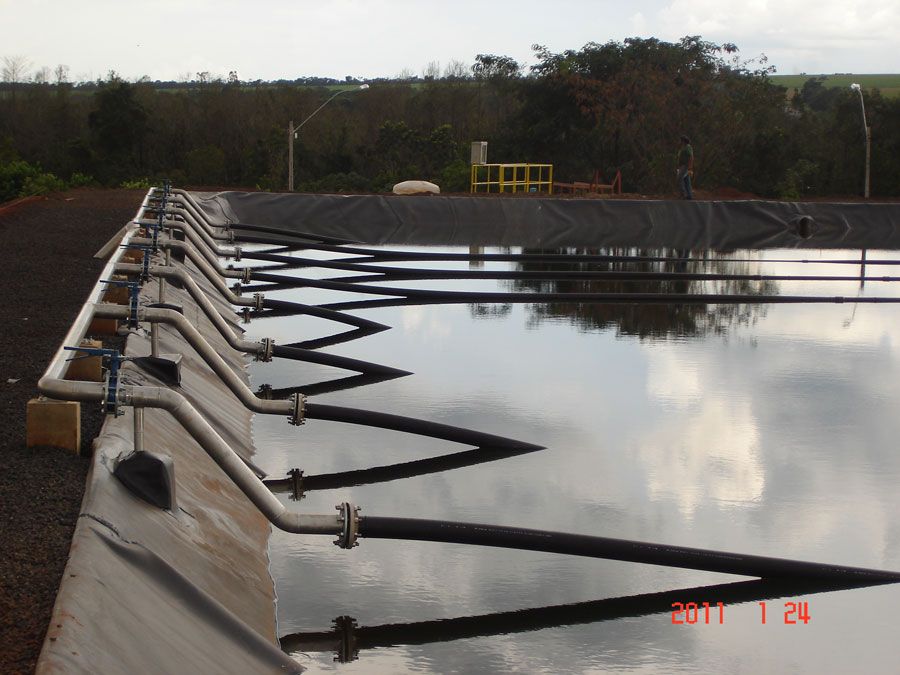 ETE Estação de Tratamento  de Esgoto – Penitenciária de Serra Azul – SP — foto 2