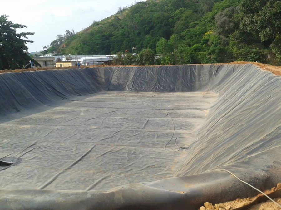 Reservatórios de Resíduos – Indústria Têxtil – Cataguase – MG 2015 — foto 3