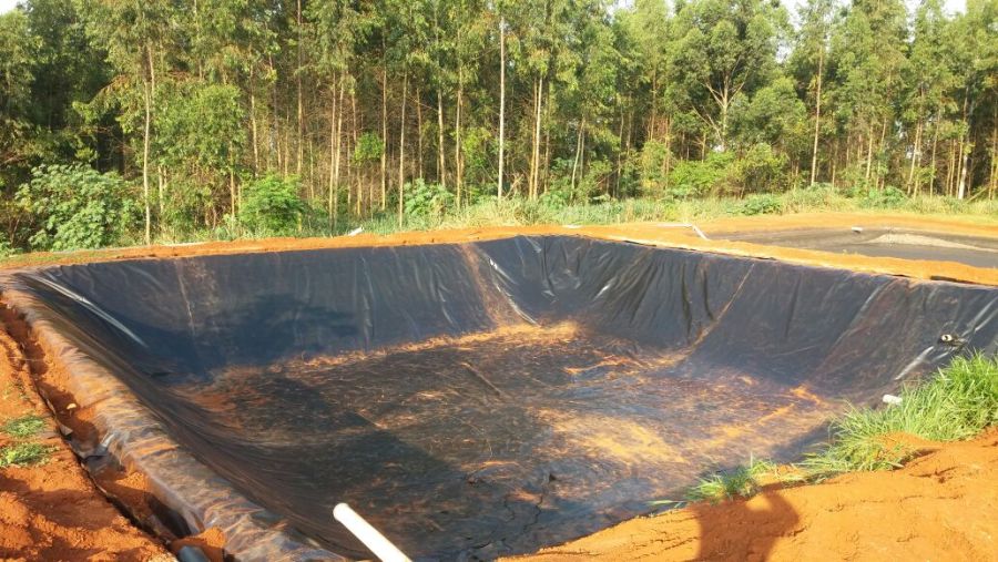 Reservatórios de Resíduos – Frigorífico Softpig – Leme – SP — foto 2